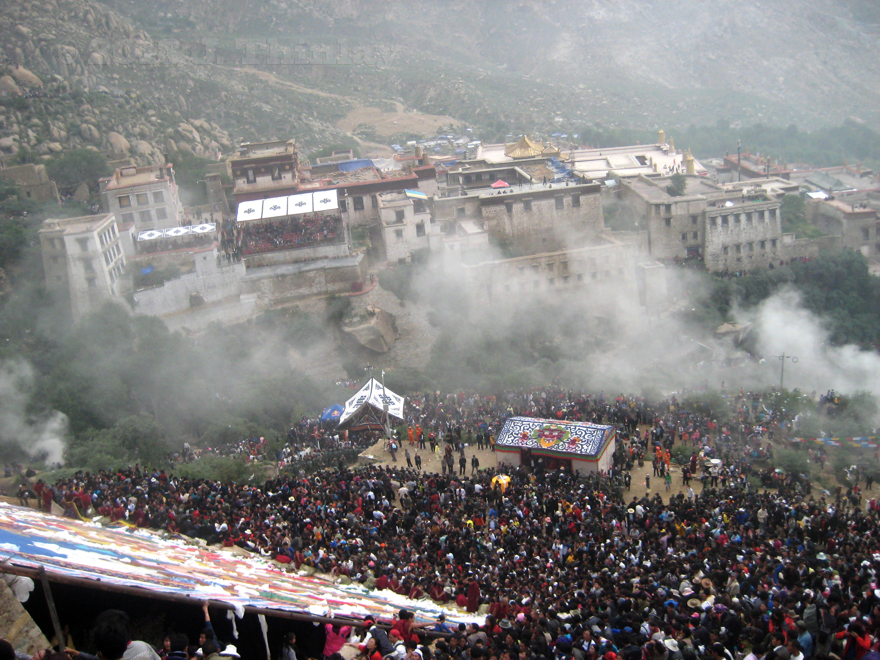In the 17th century the Gelug school became the most powerful institution in Tibet
